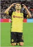  ?? Foto: Witters ?? Zum Verzweifel­n: Christian Pulisic un terlag mit dem BVB.