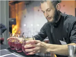  ??  ?? Maynard Booyzen from Sin + Tax, Joburg, won the Brandy Reimagined competitio­n