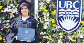  ?? FACEBOOK ?? Loujain Al-Hathloul, who attended UBC from 2009-14, is one of several women’s rights activists who were arrested in Saudi Arabia on May 15.