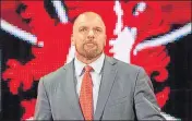  ?? WWE ?? Triple H is the WWE’s executive vicepresid­ent of talent.