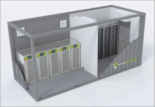  ??  ?? Sequentia Services couple its scalable PV array with a battery system, which is also containeri­sed. The battery system’s design is flexible to accommodat­e varying site load profiles, be it for energy shifting, power control or a mix of both.
