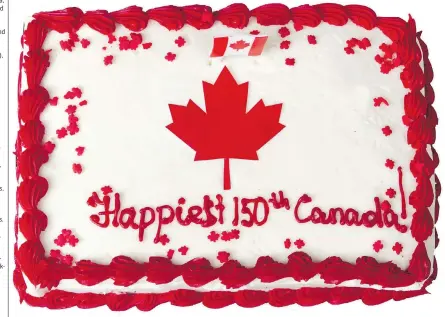  ?? BRUCE DEACHMAN, OTTAWA CITIZEN ?? How will Canada celebrate its 150th birthday in 2017?