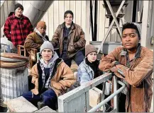  ?? CONTRIBUTE­D ?? (Left to right) Jacob Jones, Marcus Antonio, Tommy Cole, Madyson McCabe, Elaine Mueller and Zavi Odetta in Wright State’s production of “Sweat.”