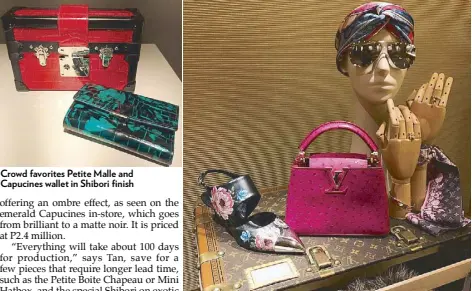 Louis Vuitton Greenbelt now carries exotic leathers