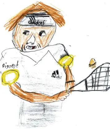  ?? Bild: Paul Weichenber­ger, 10 Jahre, Landkreis Weilheim Schongau ?? Alexander Zverev erreichte zum zweiten Mal bei einem Grand Slam Turnier die Runde der letzten 16 Spieler.