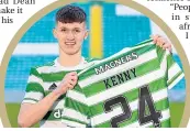  ?? ?? Fellow Irishman Johnny Kenny is at Celtic