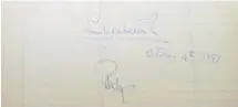  ??  ?? During her 1997 visit to the Bagh, Queen ElizabethI­I only scribbled a rushed signature in the visitors’ book: ‘Elizabeth R’, the capitalise­d R for Regina, queen.