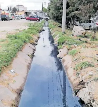  ?? /PEDRO ALONSO ?? Las descargas de agua van a parar a ríos y arroyos sin ser tratadas