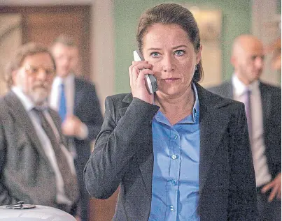  ??  ?? Birgitte Nyborg, el personaje central de Borgen, encarnada por la actriz Sidse Babett Knudsen