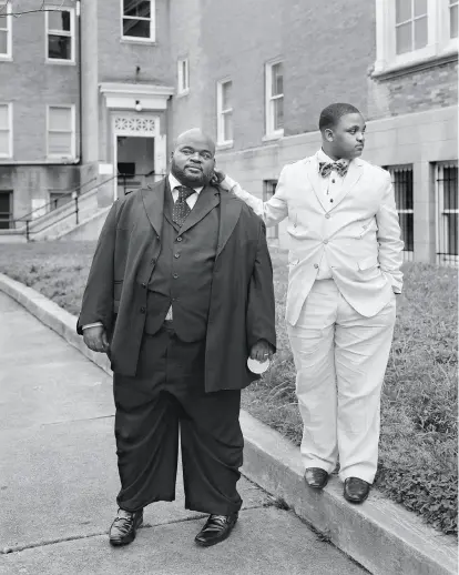  ?? © Vanessa Winship ?? Vanessa Winship, “Victor Snr and Victor Jr after the Church Meeting, Richmond, Virginia” (25 March 2012).