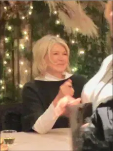  ?? PEG DEGRASSA - DIGITAL FIRST MEDIA ?? Martha Stewart laughs with fans during her book-signing event at Terrain in Glen Mills on Thursday.