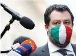  ??  ?? Matteo Salvini