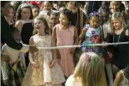  ?? EMILY OVERDORF — FOR DIGITAL FIRST MEDIA ?? Fathers and daughters danced the night away during last week’s Father Daughter Dance at Pottstown Middle School.