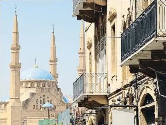  ??  ?? La mezquita de Al Amin de Beirut, ciudad que presentará su oferta cultural en la Mercè