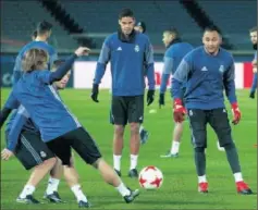  ??  ?? CUMPLEAÑOS. Keylor celebrará su 30 cumpleaños ante el América.