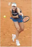 ?? FOTO: DPA ?? Angelique Kerber im Spiel gegen Simona Halep.