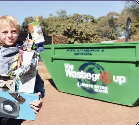  ?? PICTURE: OUPA MOKOENA/AFRICAN NEWS AGENCY (ANA) ?? during the environmen­tal fun day at the Waste Group in Pretoria.