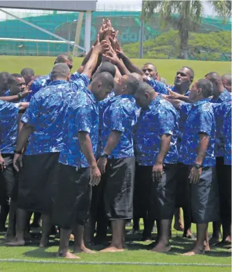  ?? Veitaba: Simione Haravanua ?? Eratou sa veitaurili­ga vata tu oqo na timi ni Ovisa ena loma donu ni rara na ANZ Stadium i Suva. Eratou na saga me ratou na kaliraka tani mai na bilo cecere na Ratu Sukuna Bowl mai vei iratou na Mataivalu ena qito edaidai ena rara na ANZ stadium e Suva.