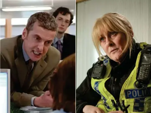  ?? And Sarah Lancashire as Cawood (BBC) ?? Peter Capa l di as Ma l co l m Tucker in ‘The Thick of It’