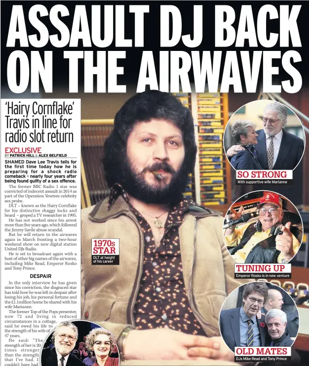 DJ BACK ON THE AIRWAVES 'Hairy Cornflake' Travis in line for radio slot  return - PressReader