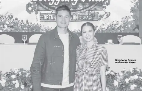  ?? ?? Dingdong Dantes and Marian Rivera