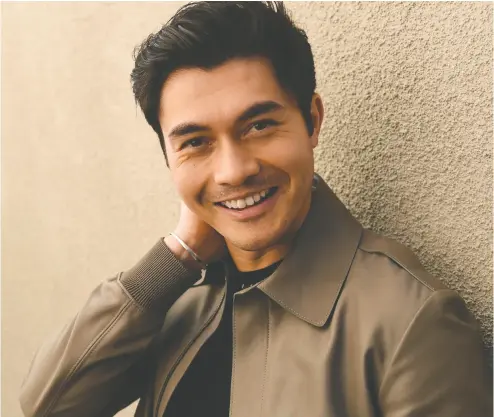  ?? CHRIS PIZZELLO / INVISION / THE ASSOCIATED PRESS ?? Actor Henry Golding, best known for Crazy Rich Asians, returns to the big screen in the action movie Snake Eyes next