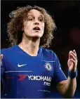  ??  ?? KINGPIN: Luiz has been put at the heart of Chelsea’s defence