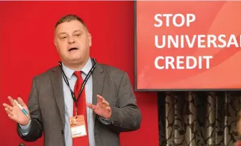  ??  ?? MP Mike Amesbury is opposed to universal credit