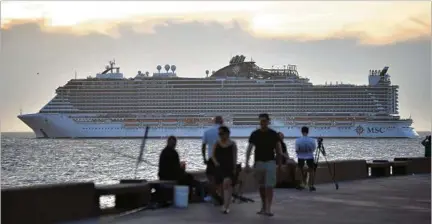  ?? ?? VERANO 2023. Inició la temporada de cruceros en Uruguay y 61 barcos pasarán por el puerto de Punta del Este hasta abril de 2023.