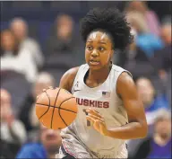  ?? Jessica Hill / Associated Press ?? UConn’s Christyn Williams hopes to have broken out of her scoring slump.