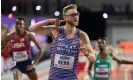  ?? ?? Josh Kerr won 3,000m gold but says prize money in Glasgow was lower than meeting appearance fees for athletes like Noah Lyles. Photograph: Sam Mellish/Getty Images