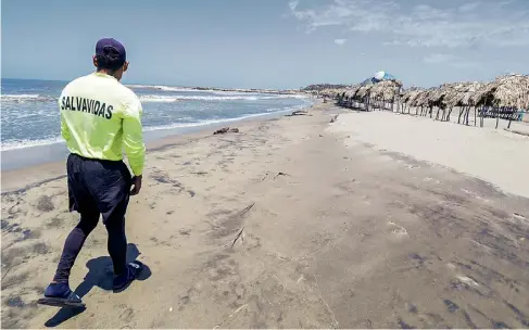  ?? Josefina villarreal ?? Las playas continuará­n cerradas durante esta semana, según el anuncio de la Gobernació­n del Atlántico.