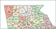  ?? Special ?? These North Georgia state Senate districts are part of the map that passed the Georgia General Assembly on Monday, Nov. 15.