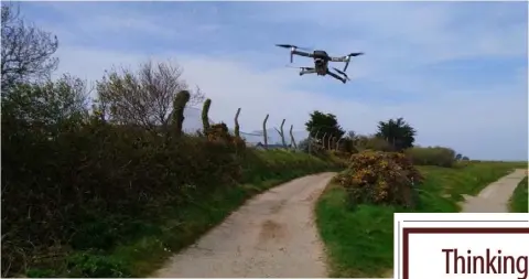  ??  ?? One of Wexford County Council’s surveillan­ce drones to be deployed for the bank holiday weekend.