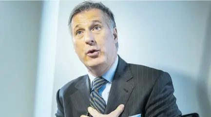  ?? ERNEST DOROSZUK / POSTMEDIA NEWS FILES ?? Maxime Bernier is experienci­ng incrementa­l disillusio­nment with his former party is a familiar tale, suggests Christie Blatchford.