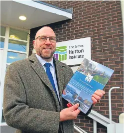  ??  ?? David Littlejohn, head of the Tay Cities Deal, at the James Hutton Institute for the launch of the submission document. However, Professor Tony Mackay said the seven Scottish projects were “more hype than good economic developmen­t plans,” and should be...