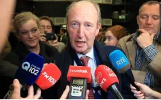  ??  ?? FUNDING: Minister for Sport Shane Ross was active behind the scenes putting together a resue package for the FAI