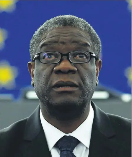  ??  ?? PRISVINNER­NE: Lege Denis Mukwege (63) får årets fredspris sammen med Nadia Murad (24).