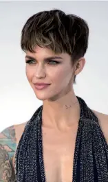  ?? F.E. ?? La actriz australian­a Ruby Rose.