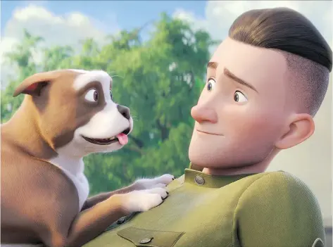  ?? FUN ACADEMY MOTION PICTURES ?? Sgt. Stubby: An American Hero centres on a successful canine soldier and the soldier who adopted him.