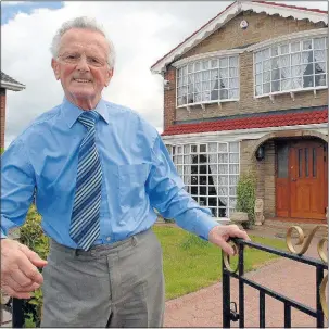  ?? Picture: CERI OAKES / SWNS ?? Bushell, who has a string of harassment conviction­s, at his immaculate home