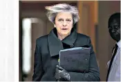  ??  ?? Theresa May faces a battle in Parliament over the changes