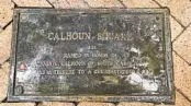  ?? RUSS BYNUM AP FILE ?? Savannah, Ga., leaders voted in November to remove John Calhoun’s name from a city square and rename it.