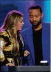  ?? ?? Kelly Clarkson and John Legend are featured in 'That's My Jam' on NBC.