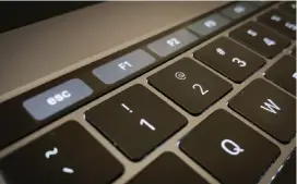  ??  ?? Removing the Touch Bar would be an epic mea culpa from Apple.