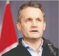  ?? Mike Sudoma / the cana dian pres files ?? Minister of Natural Resources Seamus O’regan says revenues from oilsands projects are essential to funding Canada’s efforts to meet its emission-reduction targets.