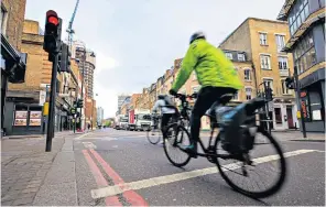  ?? ?? The London junction where Charlie Alliston was killed by a cyclist in 2016. A Telegraph survey found four out of five cyclists at the crossing ignoring red traffic lights