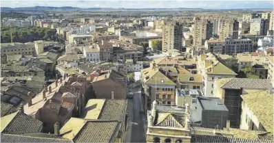  ?? Ayuntamien­to de Huesca ?? Vista aérea de la ciudad de Huesca.