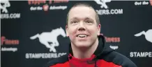  ?? GAVIN YOUNG ?? Former Calgary Stampeders offensive tackle Dan Federkeil was dinged for violating the league’s drug policy, but is already retired.