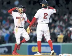  ?? FOTO: AFP ?? Los Red Sox hicieron valer la casa ante los Dodgers.